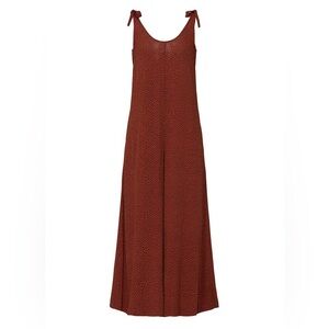 ELK The Label - Jorum Cheetah Tie At Shoulder Flowy Sleeveless Jumpsuit Size 2